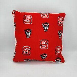 College Covers NC State‎ Wolfpack Throw Pillow OS Red Logo Tuffy Mascot Decor